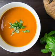 Comforting soups and sweet desserts
